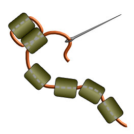 Tubular Brick Stitch Instructions